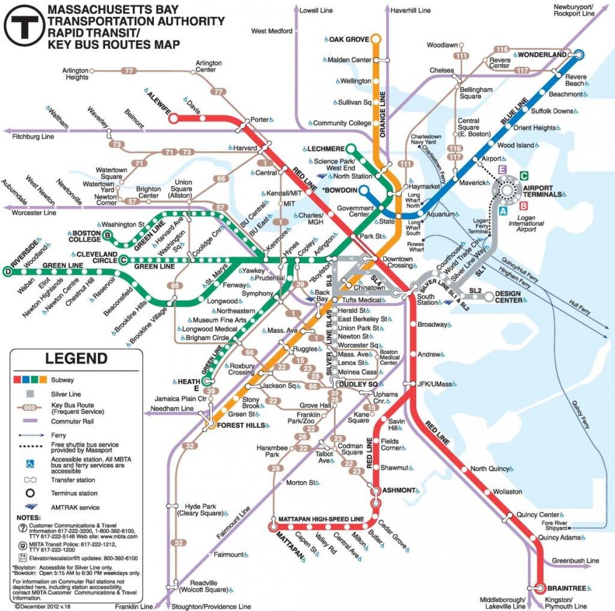 Philadelphia transportasi umum peta